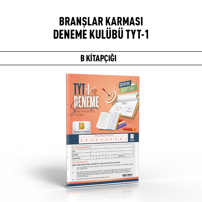 BRANŞLAR TYT DENEME KULÜBÜ SNV 1-B - 2025-26